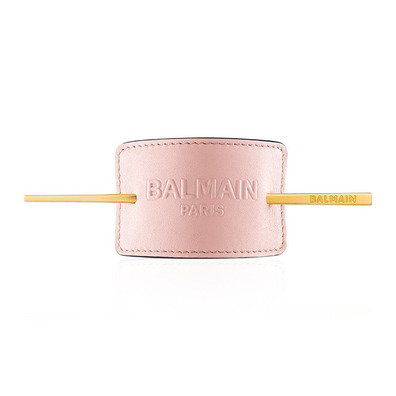 Balmain Limited Edition Pastel Pink Embossed Hair Barrette SS20