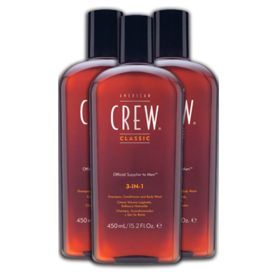 Pack 3 American Crew 3 in 1 450ml